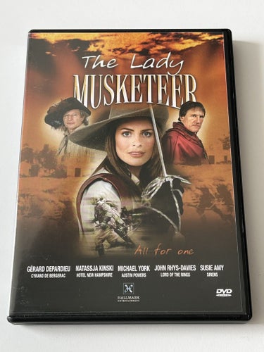 The lady musketeer (Gerard Depardieu & Michael York, 2003). Beg. DVD