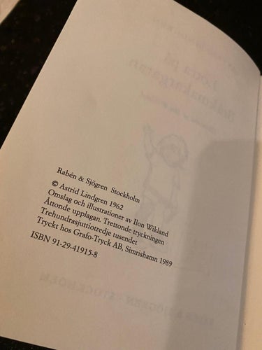 Lotta på Bråkmakargatan 1962 Astrid Lindgren Gott skick.