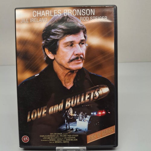 Love and bullets - Charles Bronson - Region 2, DVD-Film, Svensk text, Fint skick