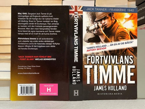 Förtvivlans timme av James Holland, bok, Very Fine