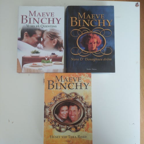 Maeve Binchy - Paket med 3 böcker: Vi ses på Quentins, Nora O'Donoghues dröm,
