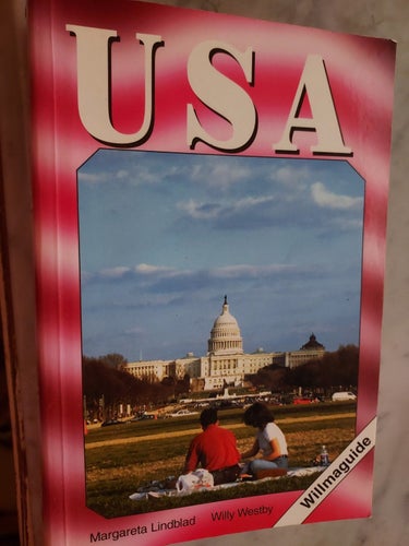 Bok Reseguide USA Längd 18,7 cm Bredd 12,5 cm