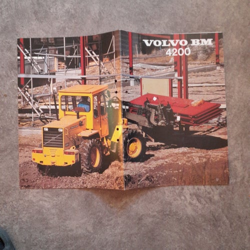 Broschyr Volvo BM Lastmaskin 4200
