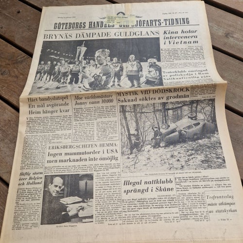 Göteborgs Handels- och Sjöfartstidning från 15 februari 1965