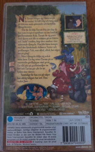 Tarzan VHS