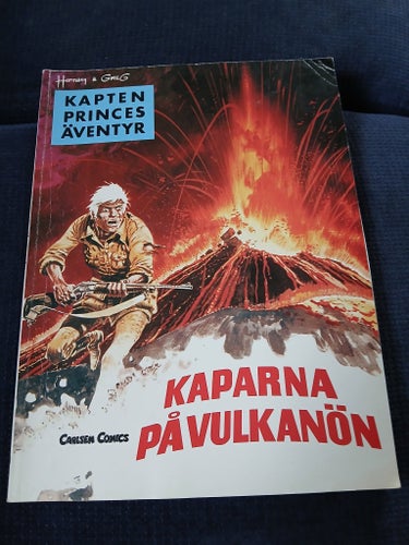 Kapten Princes Äventyr: Kaparna på vulkanön av Hermann & Greg, 1982