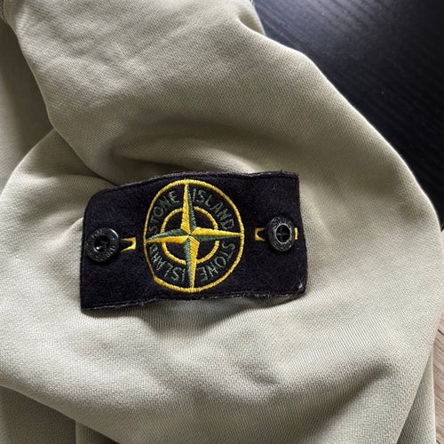 Stone Island ljusgrön tröja S