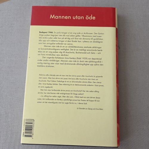 Mannen utan öde - Imre Kertész