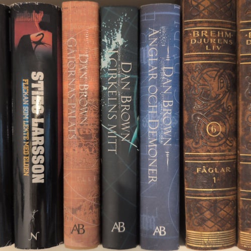 Bokpaket Dan Brown – 3 st inbundna böcker (Änglar och demoner m.fl.)