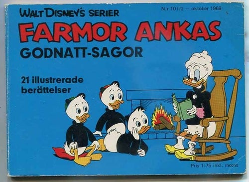 Walt Disney Serier 1969 nr 10 Farmor Ankas godnatt sagor