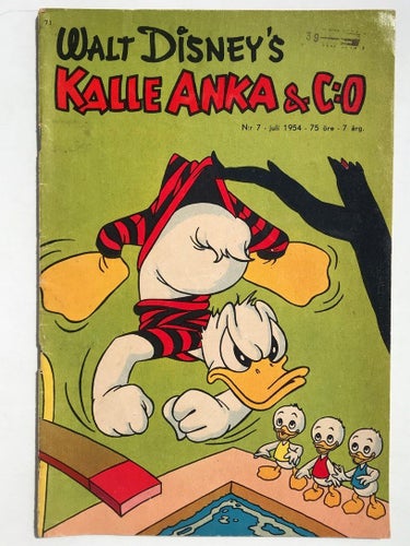 Kalle Anka - 1954:7. VG