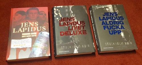 Jens Lapidus - Snabba Cash x 3 inbundet. HELA SERIEN - Läs dessa. OTROLIGT BRA!