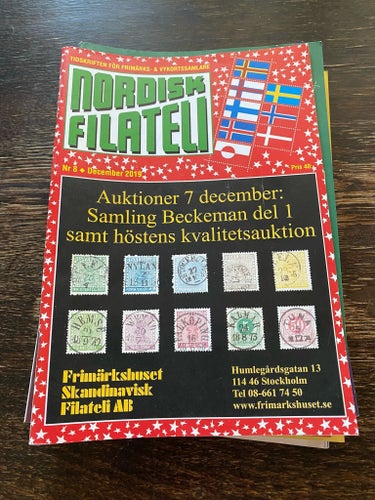 Nordisk filateli ** tidskrift ** 2019