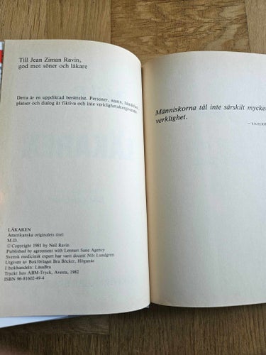 Läkaren av Neil Ravin 1982
