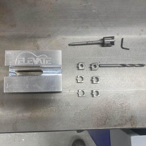 Elevate lutherie hals borrjigg verktyg akustisk gitarr Variable M&T Drilling Jig