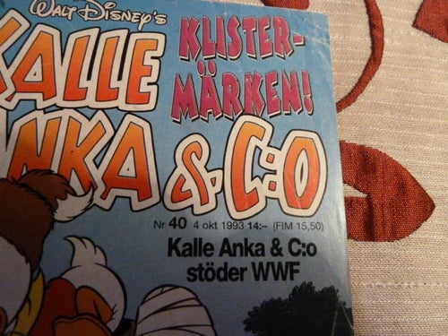 KALLE ANKA & C:O NR40, 04/10/1993,
