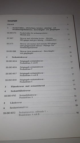 Fästelement M - En SMS-publikation utgiven av SIS