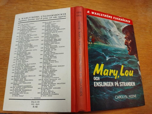 Mary, Lou och enslingen på stranden av Carolyn Keene. bok. Fine plus