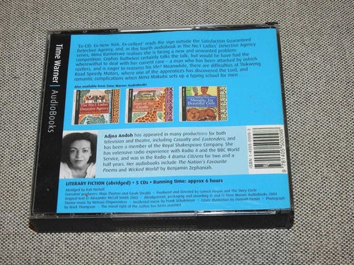 The Kalahari Typing School For Men Ljudbok Alexander McCall Smith Engelska