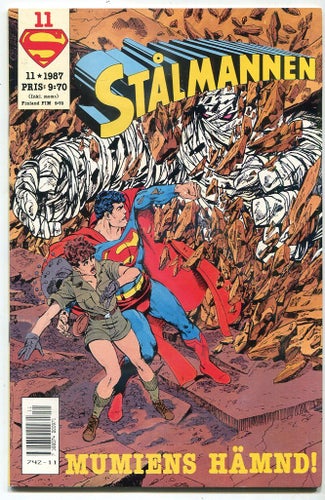 Superman / Stålmannen 1987 nr 11 Art by John Byrne