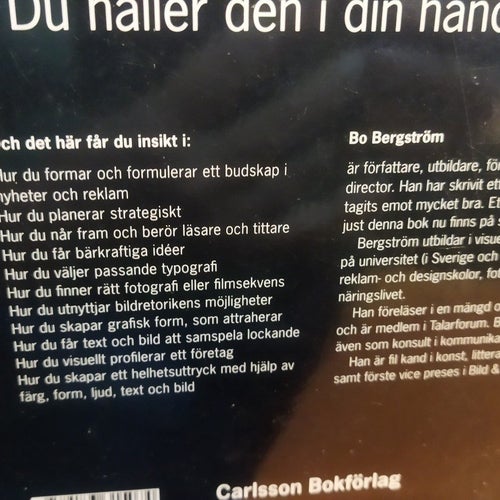 Effektiv visuell kommunikation av Bo Bergström, bok