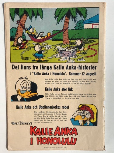 Kalle Anka - 1955:8. G