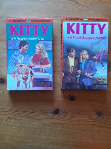 Kitty och flygplanssabotören 1997, och Konståkningsmysteriet från 1996