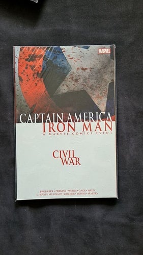 Marvel tidningar Spider-Man och Civil war