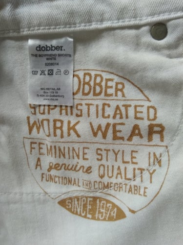 Dobber vita shorts, storlek 27