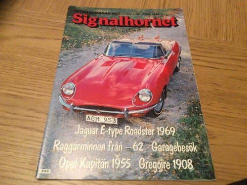 Signalhornet nr 5 1983 Opel Kapitän,Jaguar Roadster,NSU neckarsulmer
