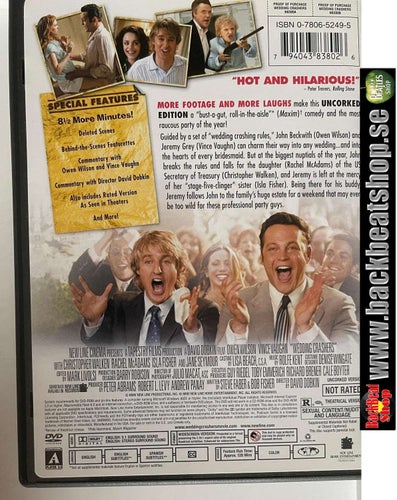 WEDDING CRASHERS - R1, EJ SVENSK TEXT