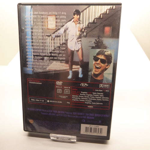 Risky Business - Föräldrarfritt - Tom Cruise, DVD-film, Svensk text, Gott skick