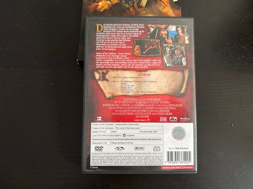 Pirates of the Caribbean Svarta pärlans förbannelse. DVD