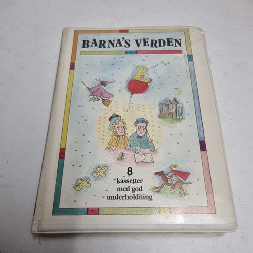 Barna's Verden 8 kassetter kassettbok norsk