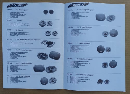 Coustic katalog