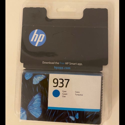 HP 937 original bläckpatron cyan/blå (NYTT)