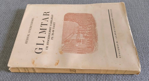 GLIMTAR UR STOCKHOLMSKT FAMILJELIV PÅ 70-80 TALET - 1930