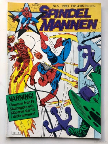 Spindelmannen Nr 5 1980
