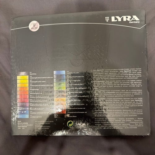 LYRA Aquacolor Fin konst vattenlösligt vaxpastellset