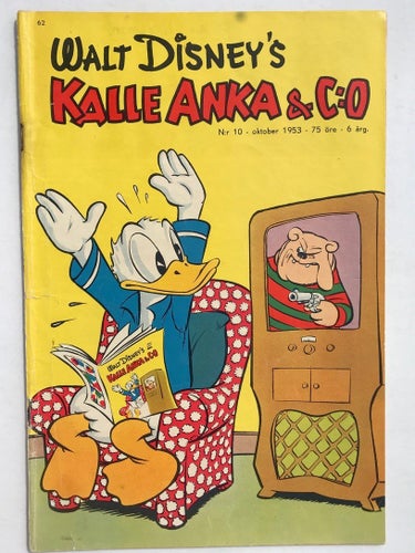 Kalle Anka - 1953:10. G-VG