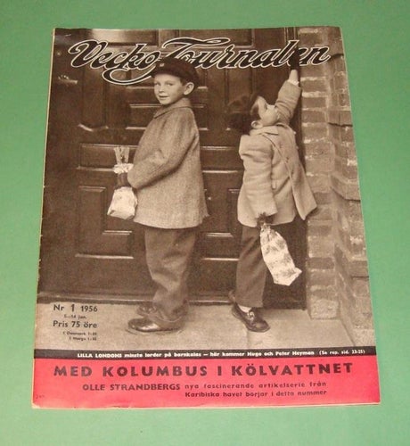 Vecko-Journalen 1956-1. Lilla Londons minsta lorder på frams