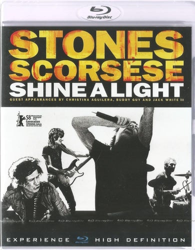 SHINE A LIGHT - ROLLING STONES , SCORSESE (INPLASTAT BLU RAY - SVENSKT TEXT)