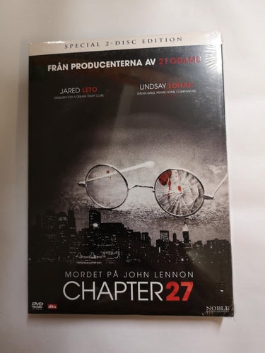 DVD Mordet på John Lennon Chapter 27 Jared Leto Lindsay Lohan INPLASTAD