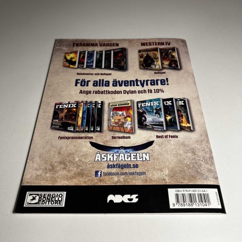Dylan Dog - Det tomma brevet 2016, toppex! NM