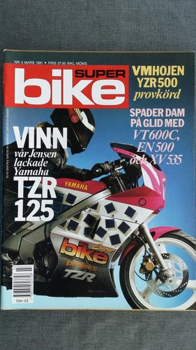 Super Bike 3 1991: Kawasaki EN 500, Honda VT 600 C Shadow, Yamaha XV 535 Virago