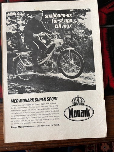Monark Super Sport 1963 annons