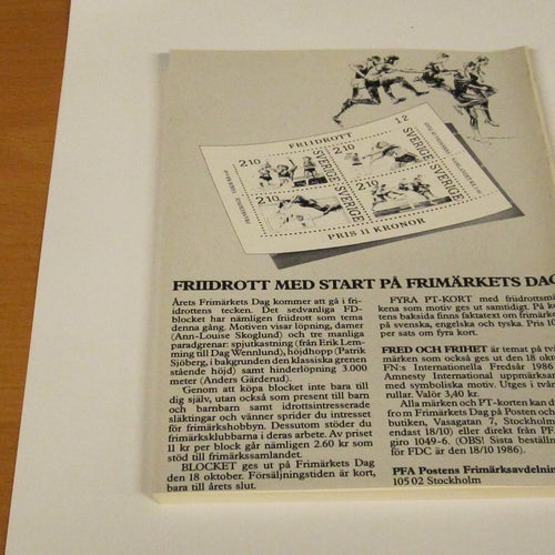 Frimärksåret 86