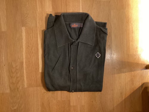 Morris grön kortärmad cardigan, storlek s