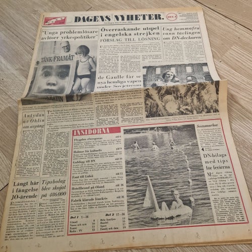 Dagens Nyheter Lördagen den 11 Juni 1966