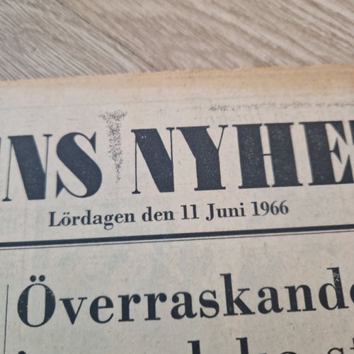 Dagens Nyheter Lördagen den 11 Juni 1966